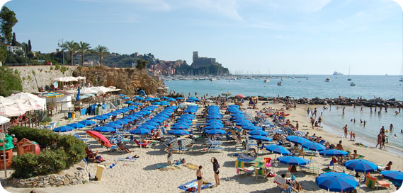 La spiaggia di Lerici