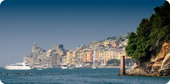 Panoramica di Portovenere dal mare